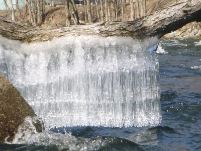 Ice Curtain on the Lower Ashe