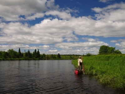 Poling the West Branch of the Penobscot